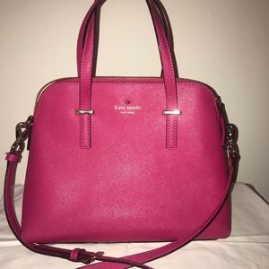 Kate Spade Maise Medium Dome Satchel in Hot Pink